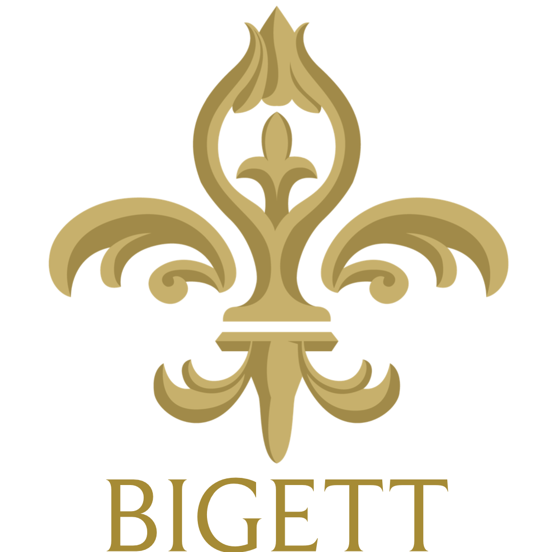 Bigett Home Page Logo - Fleur de Lis - Apple Watch Cases - Luxury 
